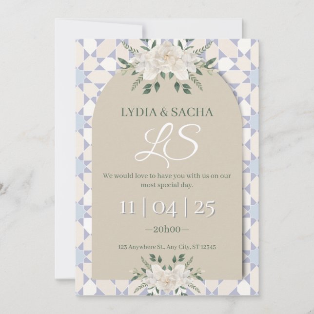 Engagement Invitation Card (Front)