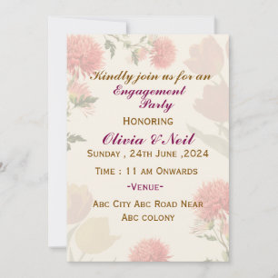 Engagement Invitations 