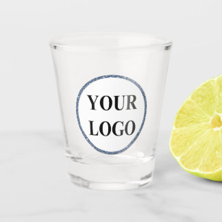 Engagement Modern Unique Personalised Add Logo Shot Glass