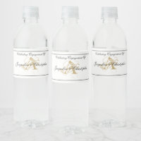 Engagement Party Classic Monogram Script Elegant  