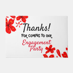 Engagement party doormat