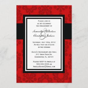 Engagement Party Elegant Vintage Wedding Invite