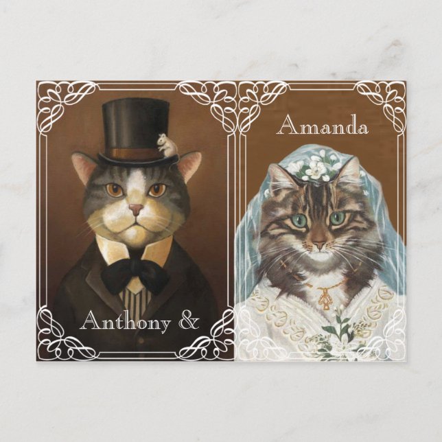 Engagement party,engagement shower invitation postcard (Front)