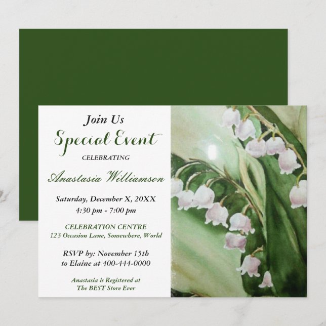 ENGAGEMENT PARTY EVENT INVITE (Front/Back)