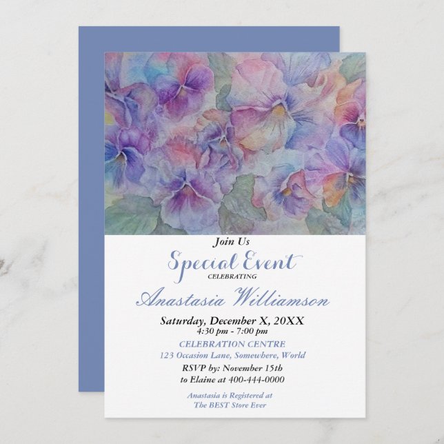 ENGAGEMENT PARTY EVENT INVITE (Front/Back)