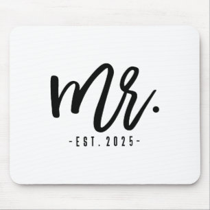 Engagement Party Husband And Wife Matching Couple Mouse Pad