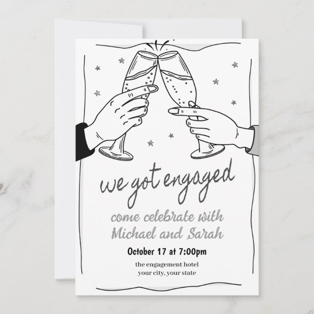 Engagement Party Invitation (Front)