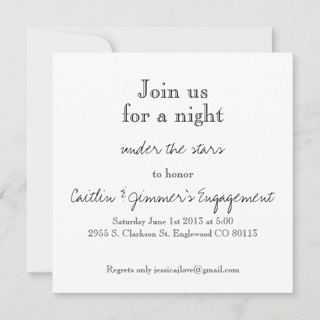 Engagement Party Invitation (Front)