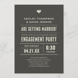 Engagement Party Invitations