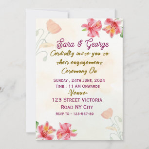 Engagement  Party Invitations 