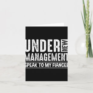 Engagement Party Men Under New Management See Fian Card