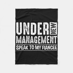 Engagement Party Men Under New Management See Fian Fleece Blanket
