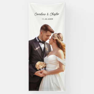 Engagement Party Rehearsal Dinner Reception Decor Banner