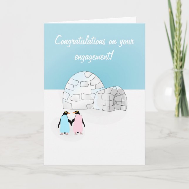 Engagement Penguin card (Front)