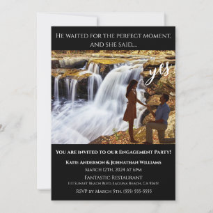 Engagement- Photo Backdrop West Virginia- Invitation