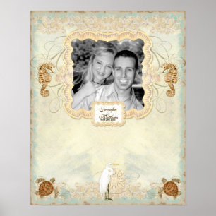 Engagement Photo Signing Poster - Fine Art