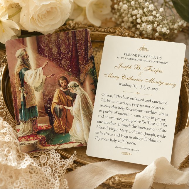 Engagement Prayer Cards · Catholic Betrothal  (Creator Uploaded)