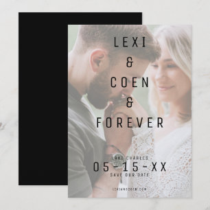 Engagement Ring Save the Date Card