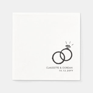 Engagement Rings   Engagement Party Script  Napkin