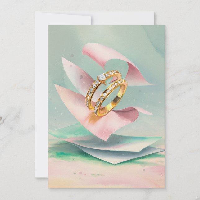 Engagement Rings Invitation (Front)