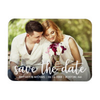 Engagement Save The Date Modern Photo