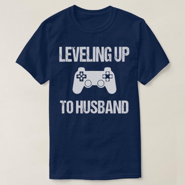 Engagement Tshirt for Groom Video Game Lovers (Design Front)
