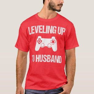 Engagement Tshirt For Groom Video Game Lovers