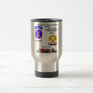 Engagements of the 10th Mountain division Travel Mug