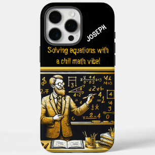 Engaging Math Teacher Inspires Students iPhone 16 Pro Max Case