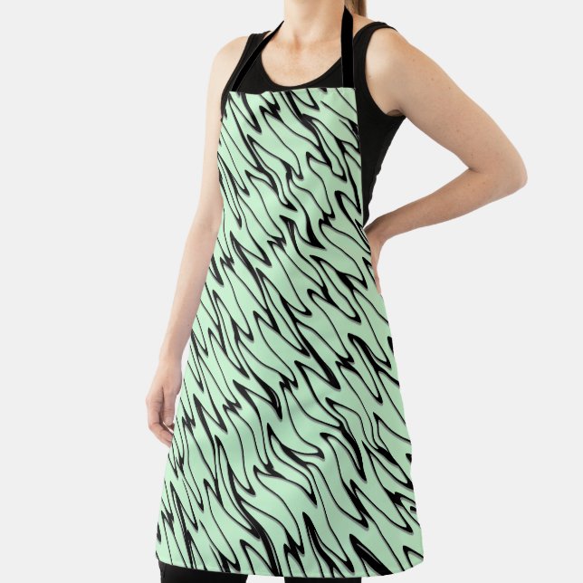 Engaging Mint Green Dynamic  Apron (Insitu)