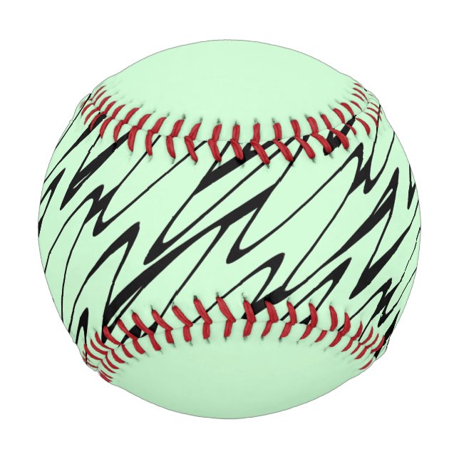 Engaging Mint Green Dynamic  Baseball (Front)