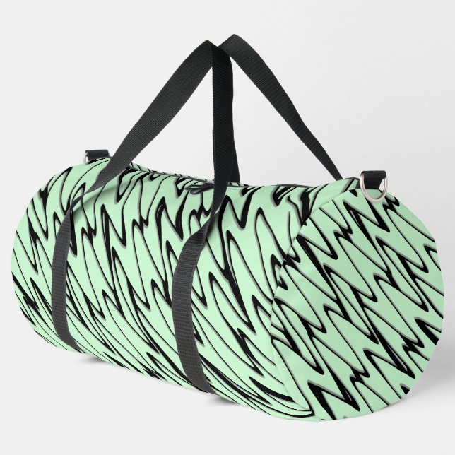 Engaging Mint Green Dynamic  Duffle Bag (Left Corner)