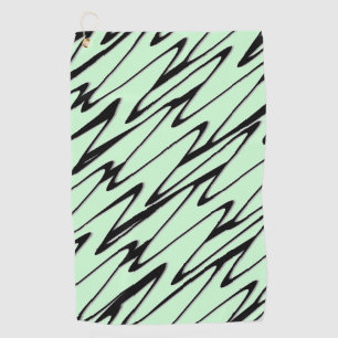 Engaging Mint Green Dynamic Golf Towel