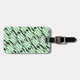 Engaging Mint Green Dynamic Luggage Tag