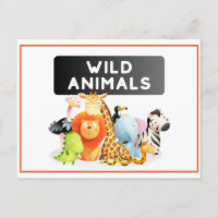 Engaging Wild Animal Flashcards ,Lion And Tiger