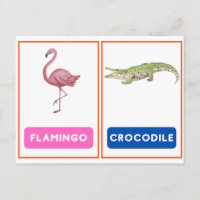 Engaging Wild Animal Flashcards 