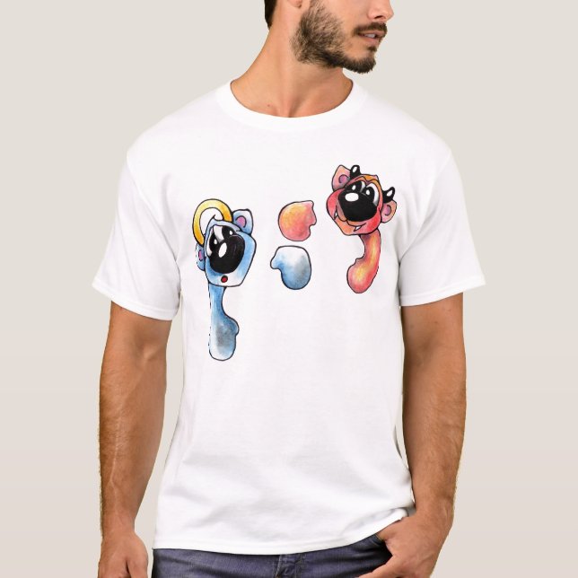 Engel and Devil, Angel and Devil T-Shirt (Front)