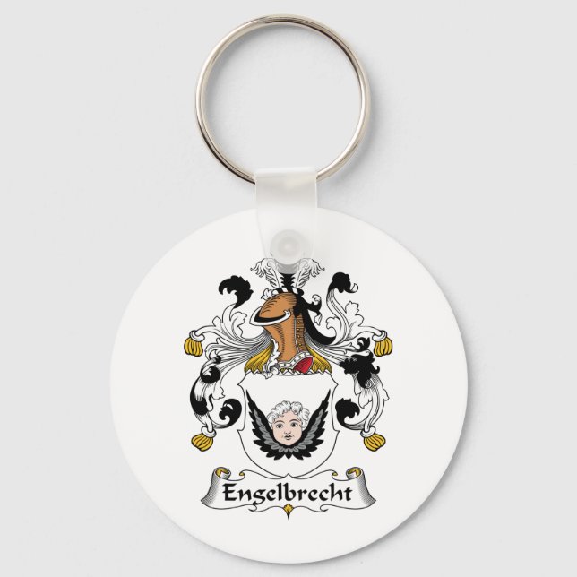 Engelbrecht Family Crest Key Ring (Front)