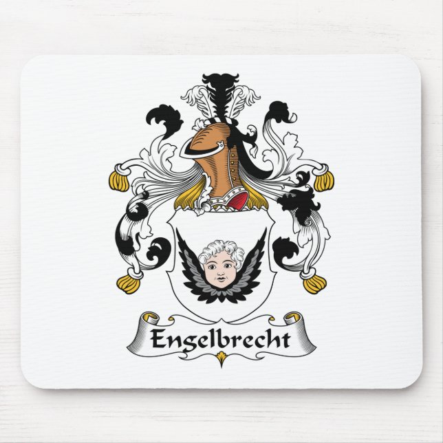 Engelbrecht Family Crest Mouse Pad (Front)