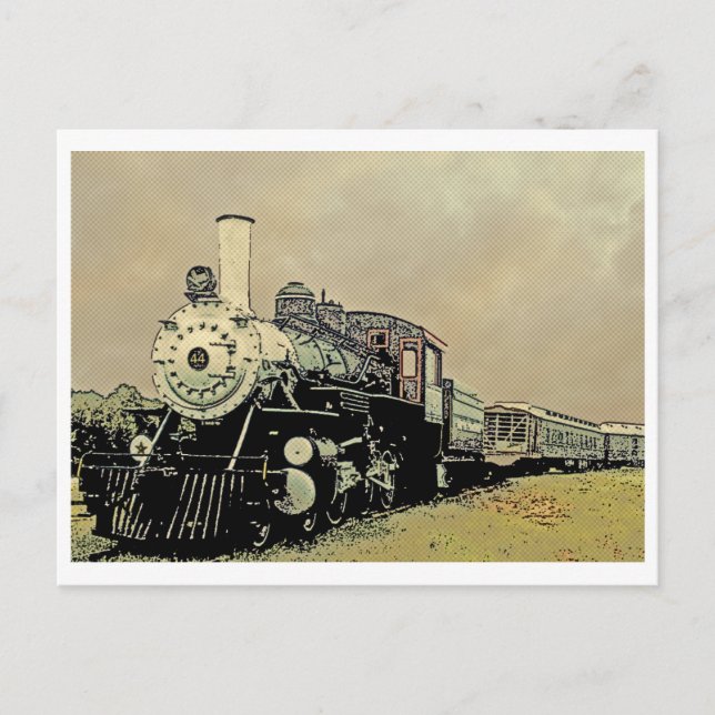 Engine 44 Winnsboro SC Postcard (Front)