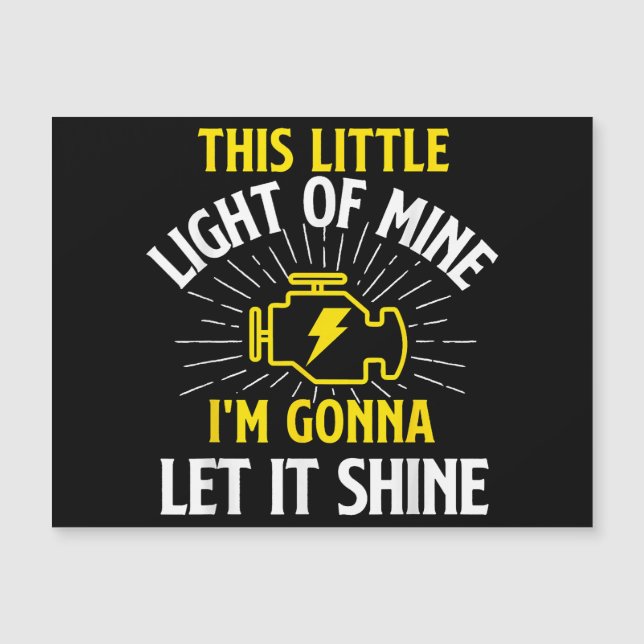 Engine Control Light - Car Guy Auto Mechanic (Front)