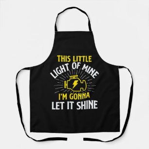 Engine Control Light - Car Guy Auto Mechanic Apron