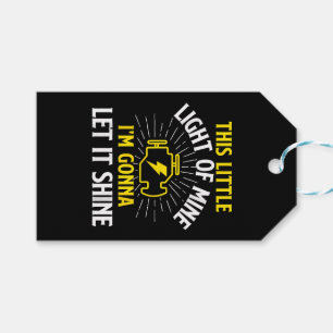 Engine Control Light - Car Guy Auto Mechanic Gift Tags