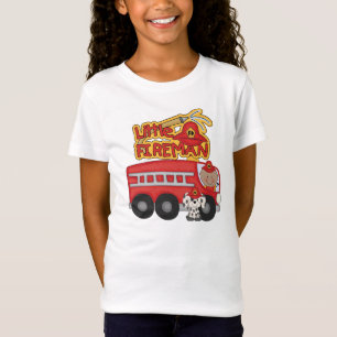 Engine Little Fireman African American Tshirts