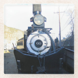 Engine No. 60, Idaho Springs, Colorado Glass Coaster
