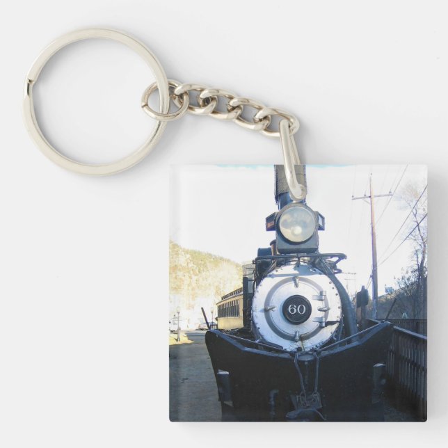 Engine No. 60, Idaho Springs, Colorado Key Ring (Front)