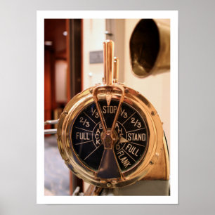 Engine Order Telegraph Poster