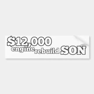 Engine Rebuild Bumper Sticker