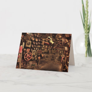 engine room greeting card