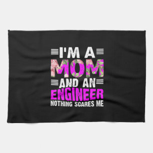 Engineer Art A Mom And An Engineer Tea Towel